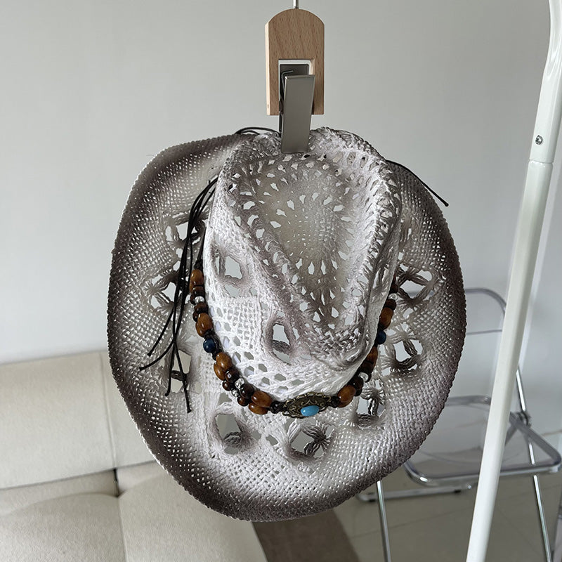 Ethnic Hollow Western Cowboy Hat
