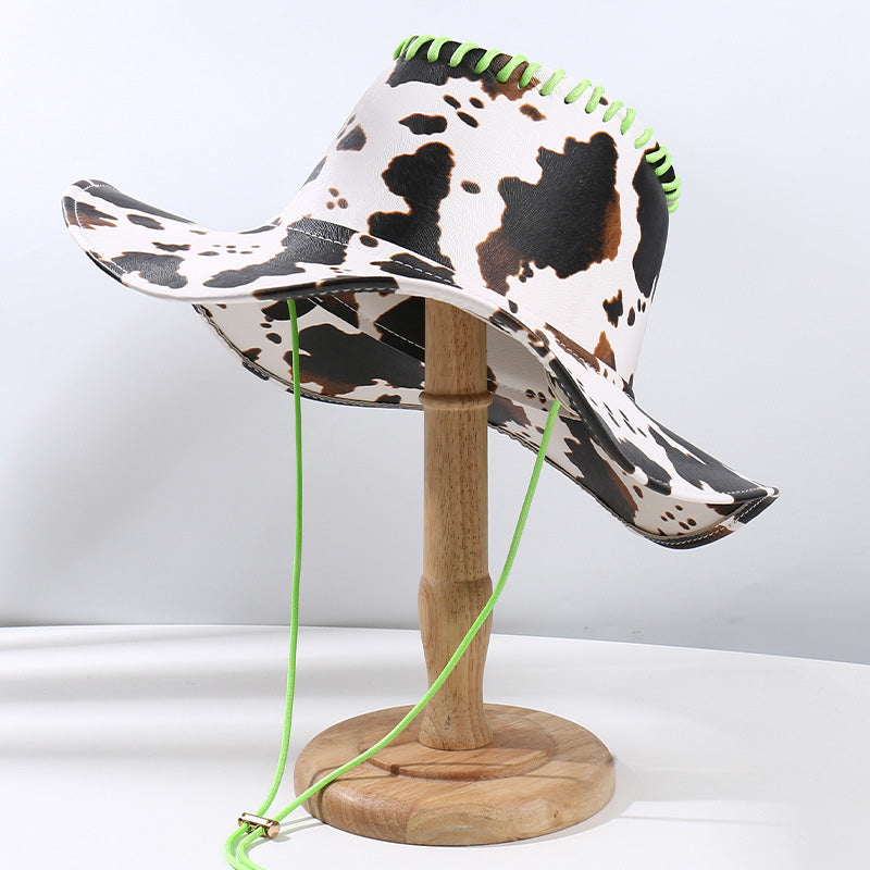 Casual Cow Stitch Cap