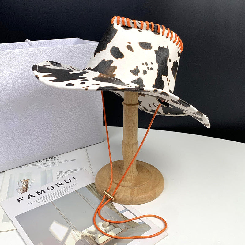 Casual Cow Stitch Cap