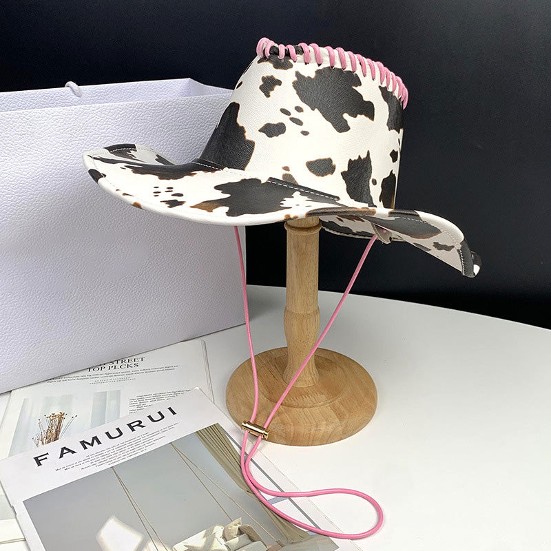 Casual Cow Stitch Cap