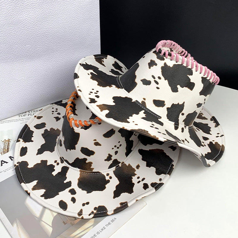 Casual Cow Stitch Cap