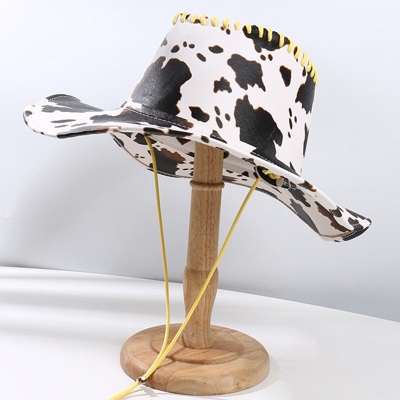 Casual Cow Stitch Cap
