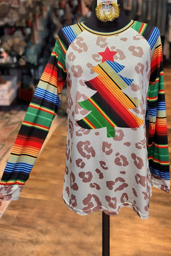 Multicolored Christmas Tree T-shirt