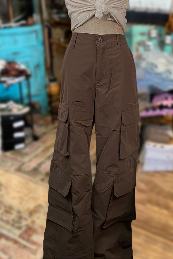 Casual Baggy Pocket Pants