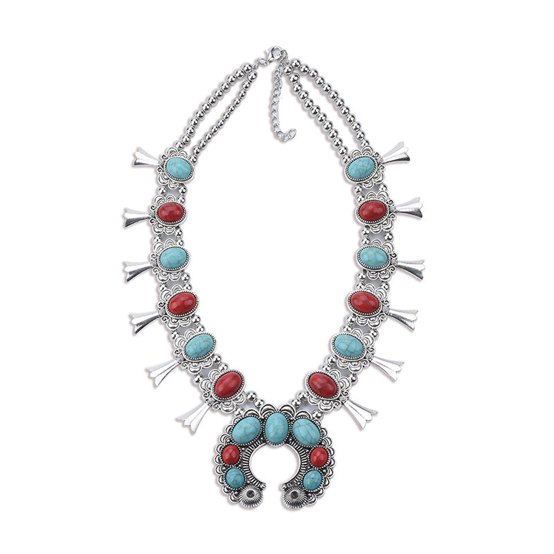 Crescent Moon Exaggerated Necklace