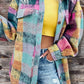Casual Check Pattern Pocket Jacket