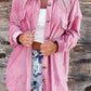 Oversized Fit Corduroy Shacket