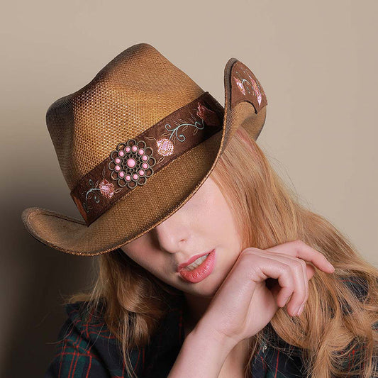 Chic Western Braided Cowboy Hat