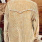Fringe Corduroy Jacket