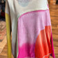 Oversized Gradient Colorblock Sweatshirt