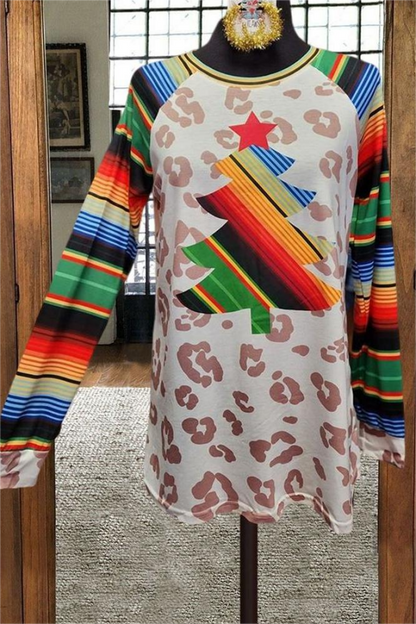 Multicolored Christmas Tree T-shirt