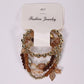 Bohemian Leaf Imitation Bodhi Beads Bracelet