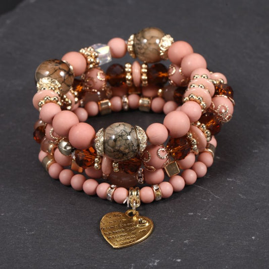 Ocean Wind Candy Color Crystal Bracelet