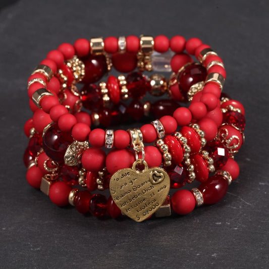 Ocean Wind Candy Color Crystal Bracelet