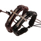 Cross Hand-woven Vintage Cowhide Bracelet